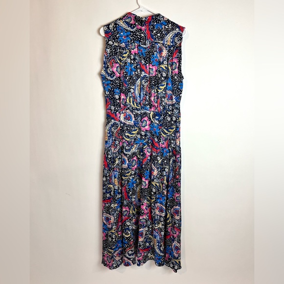Maeve By Anthropologie Whimsical Maxi Dress Size 8‎ Paisley Print - Picture 7 of 12